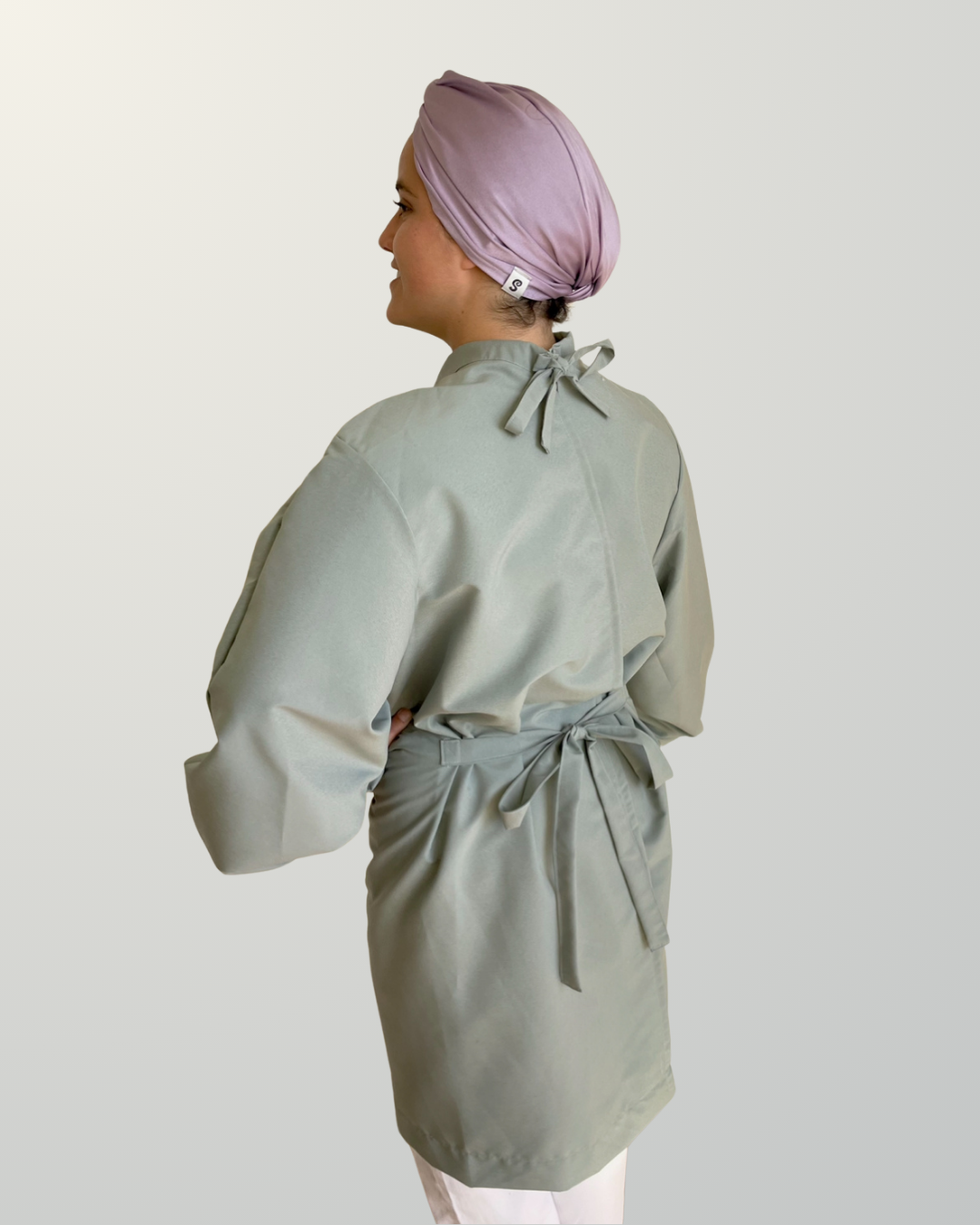 Bata clínica antifluidos - Gris