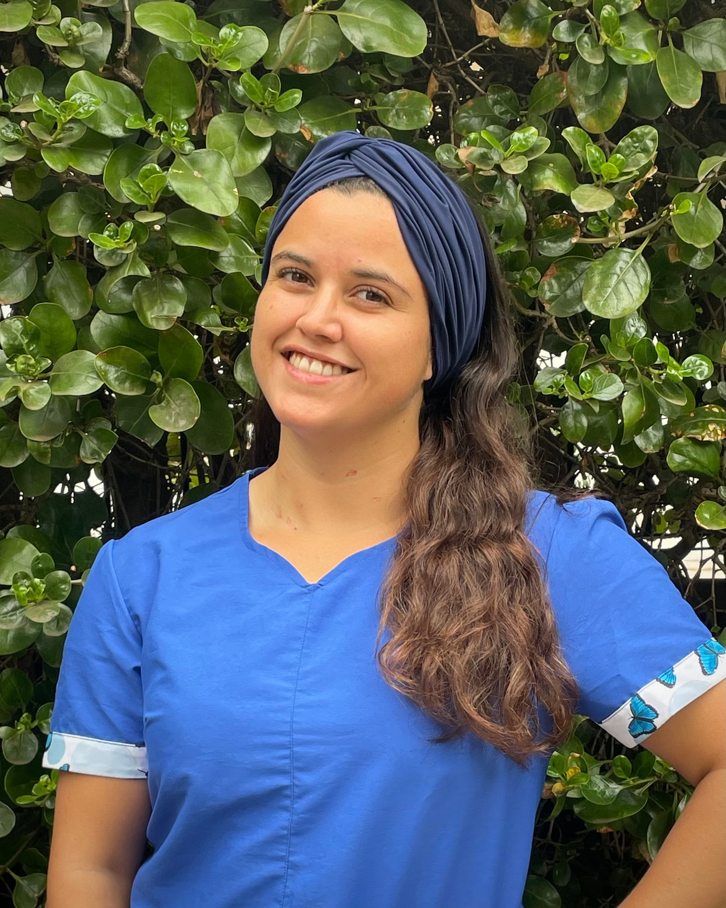 Turbante clínico - Azul marino