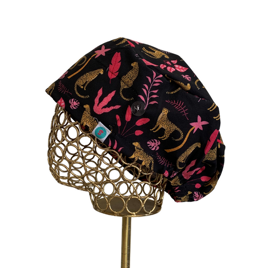 Gorro clínico antifluidos - Guepardo negro