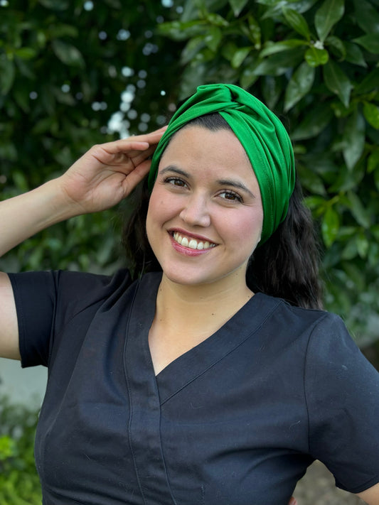 Turbante clínico - Verde