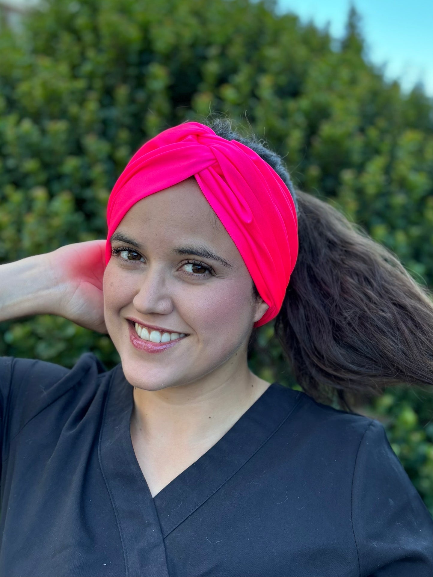 Turbante clínico - Fucsia