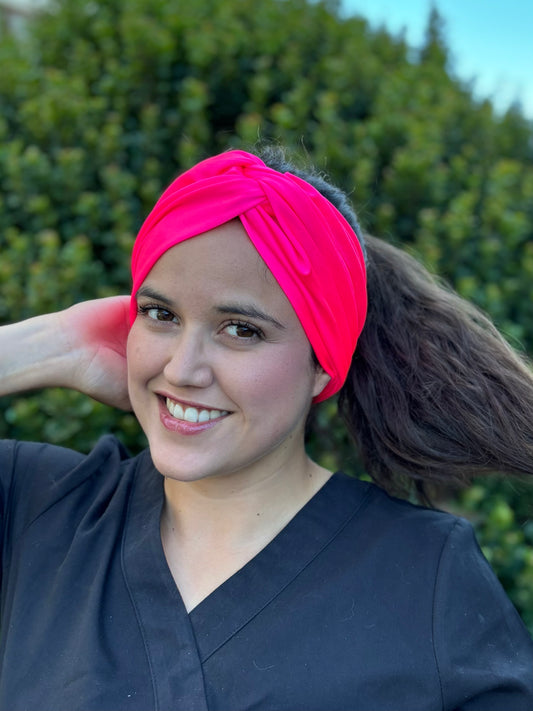 Turbante clínico - Fucsia
