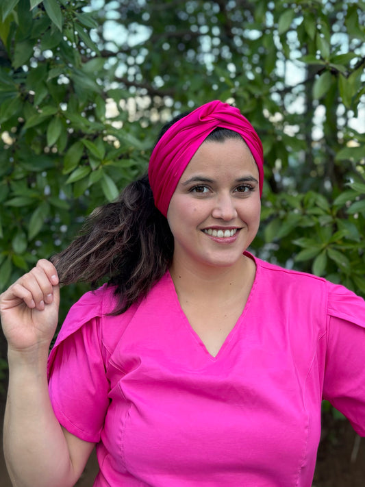 Turbante clínico - Rosado