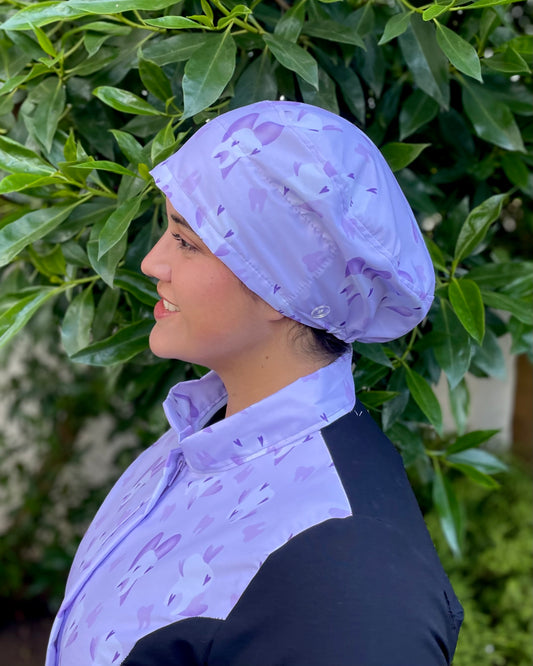 Gorro clínico antifluidos - Dental morado