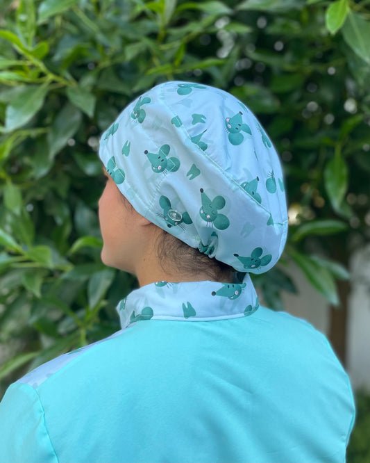Gorro clínico antifluidos - Ratón pérez