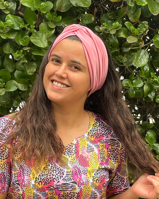 Turbante clínico - Rosa pastel