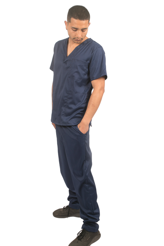 Pantalón Clínico antifluidos - Modelo Classic Azul Marino