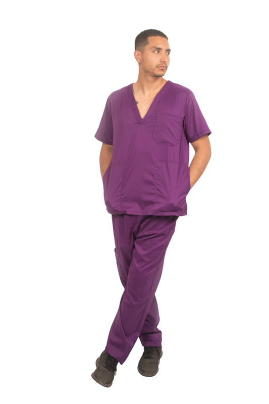 Top Clínico antifluidos - Modelo Classic Morado