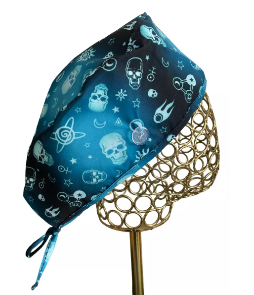 Gorro clínico antifluidos - Craneofacial azul